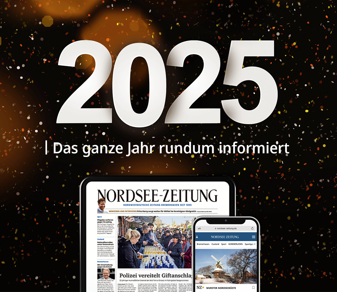 Werbebanner der Nordsee-Zeitung