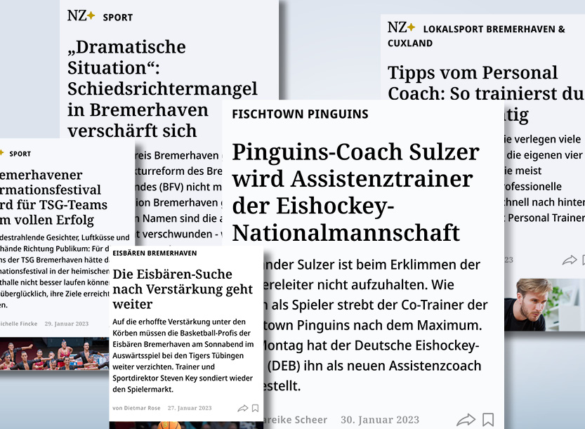 Digitales Abo Angebot der Nordsee-Zeitung