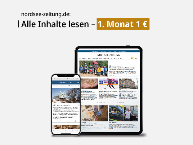 Werbebanner der Nordsee-Zeitung
