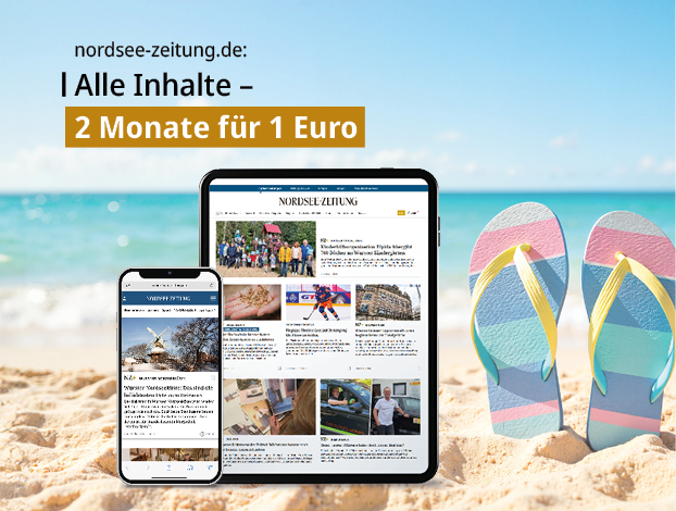 Werbebanner der Nordsee-Zeitung