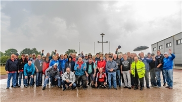 Gruppenfoto der Boulespieler.