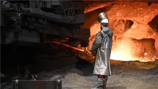 „Stahlgipfel“ beim Bundeskanzler - darum geht es In der deutschen Stahlindustrie arbeiten rund 80.000 Menschen. (Archivbild)