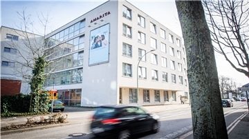 Die Pflegeeinrichtung Amarita in Bremerhaven von außen.