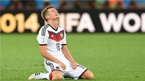 2014 krönte Toni Kroos seine DFB-Karriere mit dem Weltmeistertitel.
