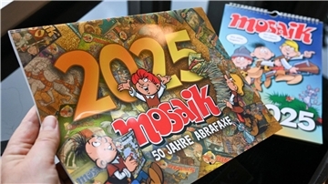 2025 feiert das Mosaik ein doppeltes Jubiläum - unter anderem das 50. Abenteuer-Jahr der Abrafaxe. 