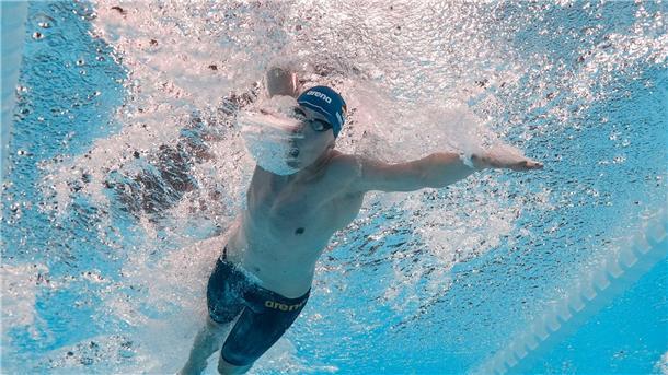 Lukas Märtens krault zum Weltrekord 400 Meter Freistil ist das Spezialgebiet von Lukas Märtens.