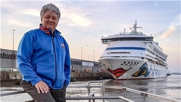 Abschied vom „Kussmundschiff“: Die „Aidaaura“ wird in Bremerhaven außer Dienst gestellt.