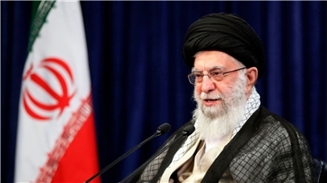 Ajatollah Ali Chamenei, Oberster Führer und geistliches Oberhaupt des Iran.