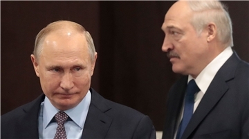 Alexander Lukaschenko (r.) und Wladimir Putin.