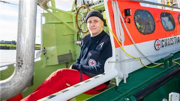 Alexander Rosenfeld ist dritter Vormann. Er sitzt im Tochterboot „Christian“.