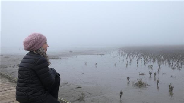 Alice Abed el Sayed liebt das Wattenmeer und hat es zum Thema ihrer Kunst gemacht.