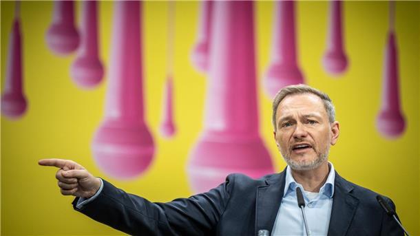 „Am 9. Juni geht es um viel. Es ist keine Protest-, sondern eine Gestaltungswahl am 9. Juni“, sagt FDP-Chef Christian Lindner.