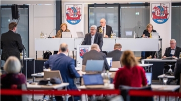 Blick in den Sitzungssaal