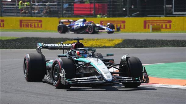 Am Freitag durfte Andrea Kimi Antonelli den aktuellen Mercedes fahren.