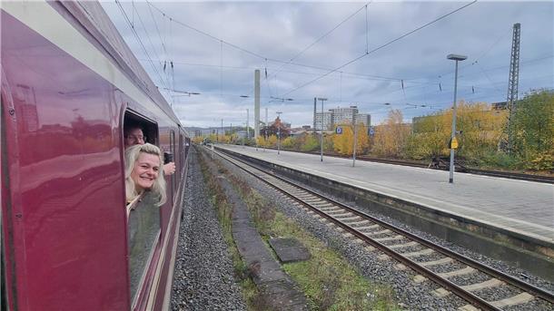 Am Göttinger Bahnhof: Frische Luft tut gut.