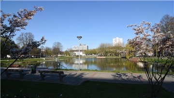 Blick auf den Holzhafen Geestemünde