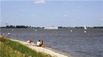 Am Kleinensieler Strand können Gäste im Hinblick auf die Wasserqualität bedenkenlos ein Bad nehmen. Das Gesundheitsamt bewertet die Qualität als "gut".