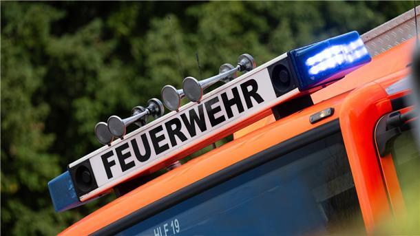 Am Nachmittag wurde der Feuerwehr eine Person im Wasser gemeldet.