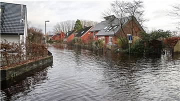 An Wümme und Wörpe sorgte langanhaltender Regen zum Jahreswechsel für Land unter. Eine Folge des Klimawandels.