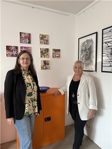 Andrea Grove (rechts) und Katy Lange.
