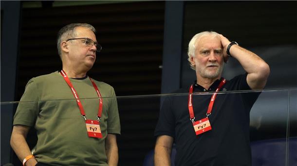 Völler nach Slowakei-Pleite: „War leblose Vorstellung“ Andreas Rettig und Rudi Völler können den Auftritt des DFB-Teams nicht fassen.