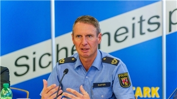 Andreas Sarter, Polizeivizepräsident am Polizeipräsidium Rheinpfalz, auf der Pressekonferenz: „Uns war bekannt, mit welchem Menschen wir zu tun haben.“