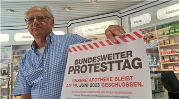 Andreas Völsch beteiligt sich mit seinen beiden Apotheken in Bevestedt und in Lunestadt an der bundesweiten Protestaktion.