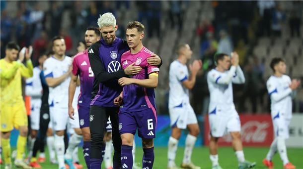 Leverkusens Andrich: Ich habe Kimmich früher gehasst Andrich (links) und Kimmich haben sich über die Nationalmannschaft angefreundet. (Archivfoto)