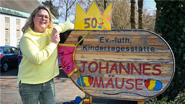 Anika von Soest ist seit 20 Jahren Leiterin der Kita Johannesmäuse, die in diesem Jahr ihr 50-jähriges Bestehen feiert. 