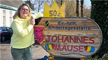 Anika von Soest ist seit 20 Jahren Leiterin der Kita Johannesmäuse, die in diesem Jahr ihr 50-jähriges Bestehen feiert. 