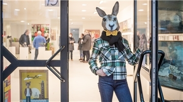 Blick in einen Pop-up-Laden