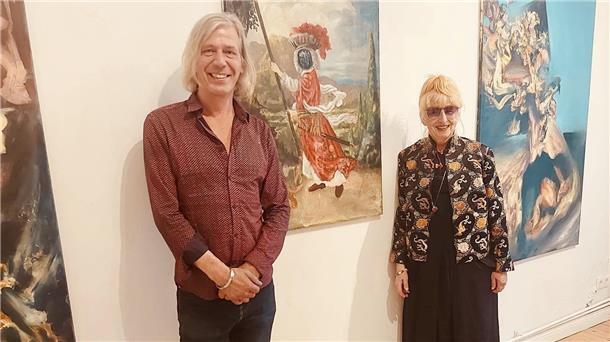 Schau in der Goethe45: Nils Rüdiger setzt sich mit Barock-Vorbildern auseinander Anne Schmeckies war so fasziniert von den Arbeiten Nils Rüdigers, dass sie ihn einlud, die Ausstellung zum zehnten Geburtstag der Goethe45 zu bestreiten.
