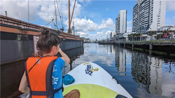 Annica Müllenberg vom DSM will den Hafen beleben.