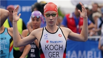 Annika Koch führte die deutsche Staffel zum Sieg. (Archivbild)