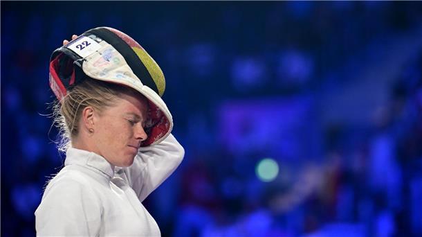 Annika Zillekens hatte ihren ersten Paris-Auftritt beim Platzierungs-Fechten.
