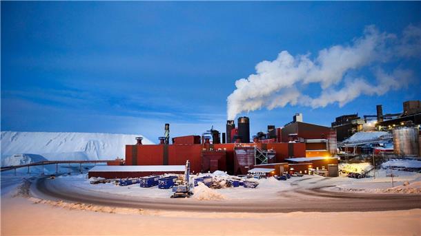 Größtes Vorkommen seltener Erden Europas entdeckt Ansicht des schwedischen Bergbauunternehmens LKAB im Industriegebiet in Kiruna. Im hohen Norden Schwedens sind bedeutende Vorkommen an seltenen Erden entdeckt worden.