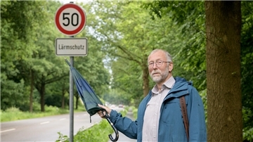 Anwohner Frank Krein ist froh, dass es leiser geworden ist.   
