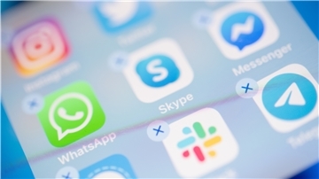 Ein Smartphone mit vielen Apps.