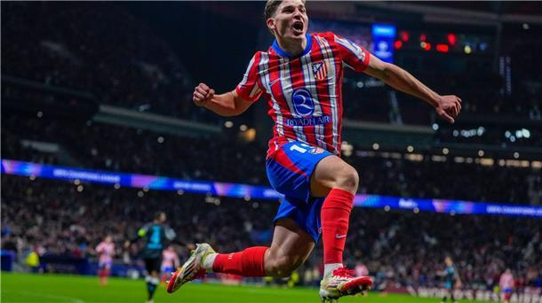 Atléticos Matchwinner Alvarez.