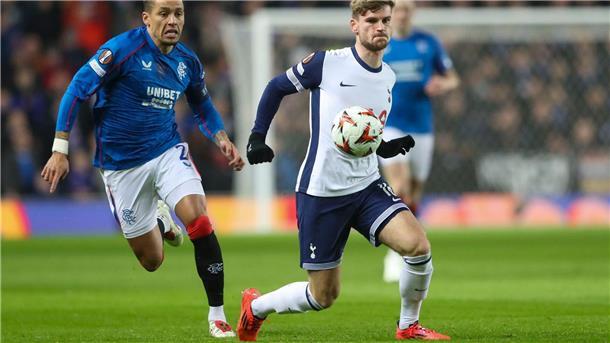 Aua dem Kader für die Europa League gestrichen: Timo Werner von Tottenham Hotspur (r).