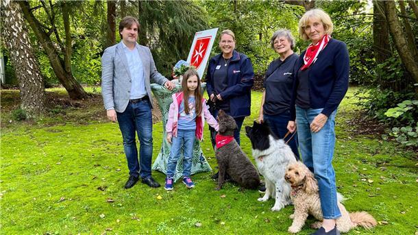 Menschen und Hunde