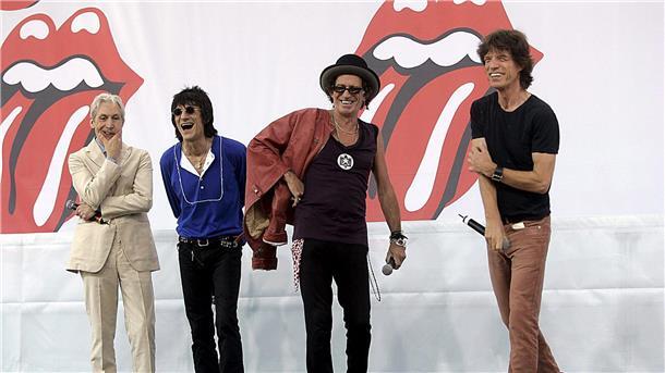 Auch das berühmte Logo der Band geht auf das Konto von Mick Jagger.