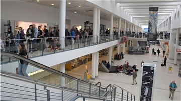 Auch der Bremer Flughafen wird bestreikt.