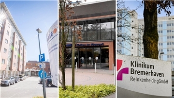 die drei Bremerhavener Krankenhäuser