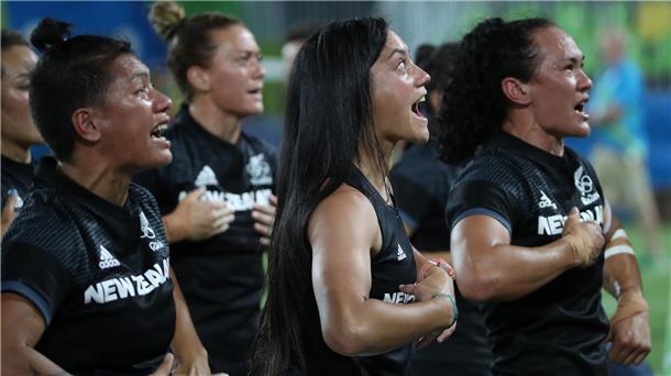 Der Tanz der Maori: Neuseeland holt Haka-Weltrekord heim Auch die Rugby-Nationalmannschaft der Frauen ist für ihren Haka bekannt. (Archivbild)