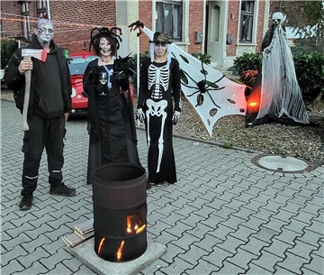Auch in Nordenham wurde Halloween am Freitag groß gefeiert. In Blexen fand beisp...