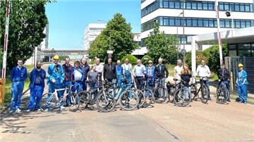 Auch Kronos Titan macht beim Stadtradeln mit.