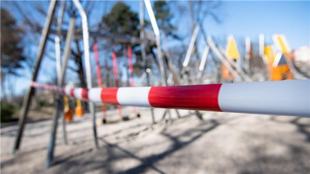 Corona-Kommission des Bundestags kann starten Auch Spielplätze wurden während Lockdowns gesperrt. (Archivbild)