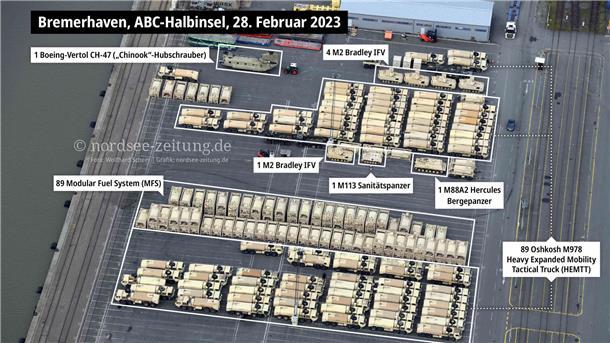 Auch überregional haben unsere Luftbilder von den Miltitärtransporten der US-Armee via Bremerhaven für Aufmerksamkeit gesorgt. Und uns haben Fragen erreicht: Darf man das? Ist das klug? Ist das nicht Spionage? Die Redaktion von Nordsee-Zeitung.de antwortet darauf.