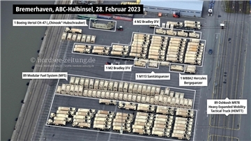 Auch überregional haben unsere Luftbilder von den Miltitärtransporten der US-Armee via Bremerhaven für Aufmerksamkeit gesorgt. Und uns haben Fragen erreicht: Darf man das? Ist das klug? Ist das nicht Spionage? Die Redaktion von Nordsee-Zeitung.de antwortet darauf.